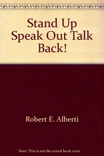 Stand Up Speak Out Talk Back! 0671442074 Book Cover