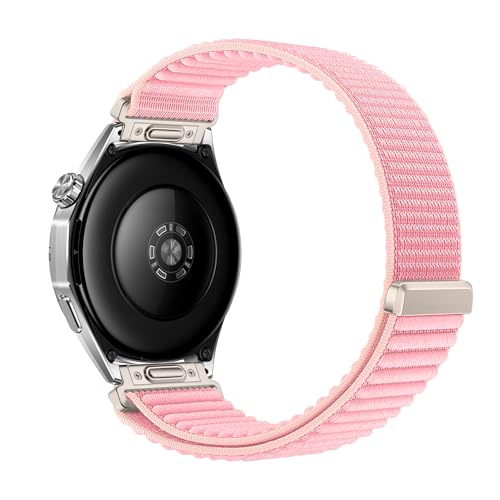 Image of XMUXI One Click 22mm Watch Band Compatible with Huawei Watch GT7 GT6 /GT5 /GT4 /GT3 /GT2 46mm Strap Quick Release 22mm for Forerunner 265 /255 /Venu 4 45mm /Venu 3 /Venu 2 /Vivoactive 4,Bip 6 Nylon Bands
