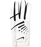 Nike Dura Feel IX Regular Left Hand Golf Gloves Pearl White/Black/Black MD/LG