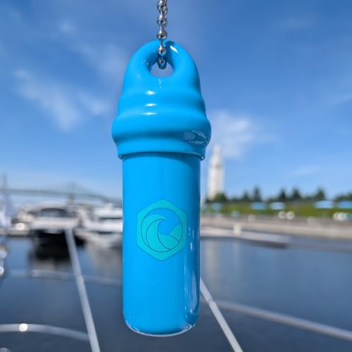 Image of Seahive Floating Keychain (2 pack) with Waterproof Safety Container Boat Key Float - Pontoon, Fishing Accessories key holder