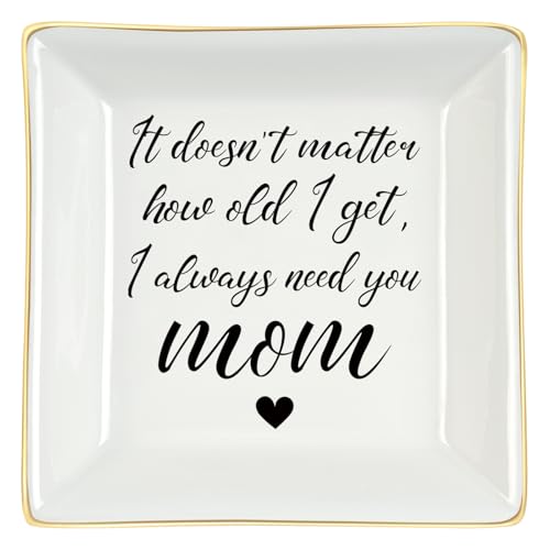 Homlouue Jewelry Dish Gifts for Mom, It Doesn't Matter How