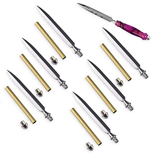 Legacy Woodturning, Letter Opener Project Kit - Chrome Finish, 6 Pack