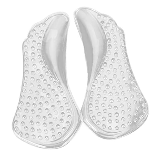 KOMBIUDA Pair Adhesive Arch Support Insoles for Heels Arch Support Gel Pads Arch Shoe Insole Gel Pads for Heels Massaging Effect Insoles High Heel Inserts for Women Shoe Pads for High Heels