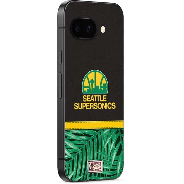 Skinit Decal Phone Skin Compatible with Google Pixel 9a - Officially Licensed NBA Seattle Supersonics Retro Palms Design
