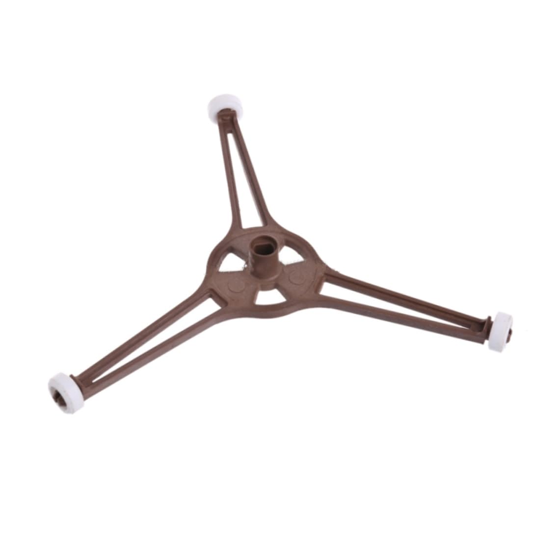Aetherize 1pc Triangle Microwave Oven Plate Tray Rotating Ring Support Roller Replacement Ring Assembly for Microwave 24.5CM Dia Rotating Roller