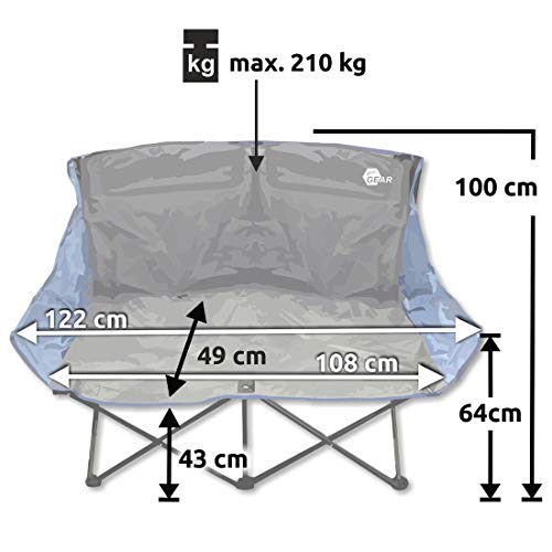 your-GEAR-Bari-XL-Campingstuhl-grosses-2-Mann-Camping-Sofa-Outdoor-Klappstuhl-mit-2-Getraenkehaltern