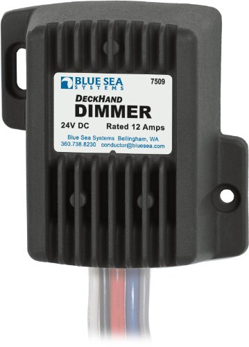 Bouton poussoir multicolor Blue Sea Systems interrupteur 12A 24V contrôle de voltage
