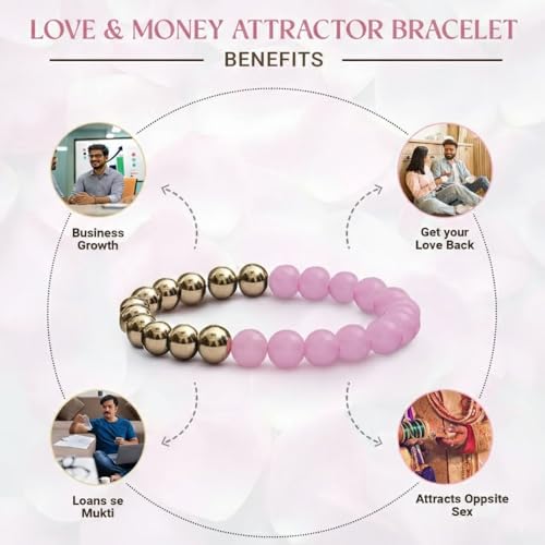 Image of Stone Bracelet for Men & Women | Natural Crystal for Wealth | Protection | Confidence & Success | Adjustable Healing Bracelet for Meditation | Reiki & Spiritual Energy
