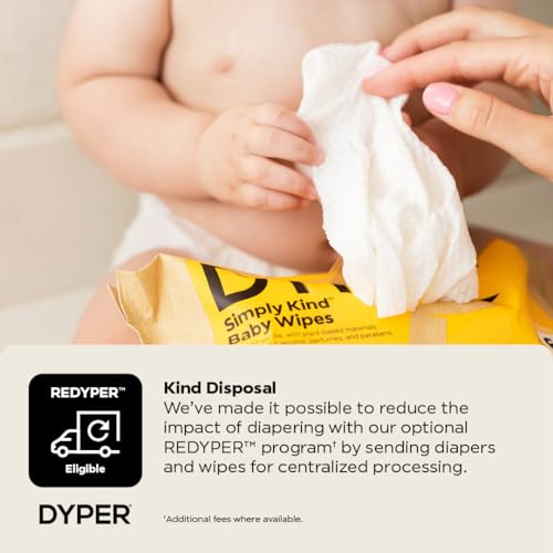 DYPER Baby Wipes | 99% Water Wipes | 100% Plant-Based | Hypoallergenic for... - Image 5