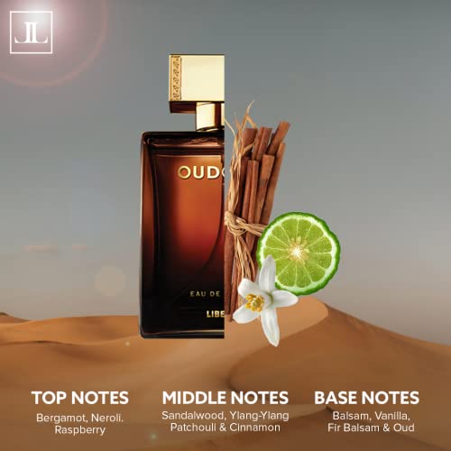 Liberty Eau de parfum de luxe OUD pour homme longue durée 100 ml