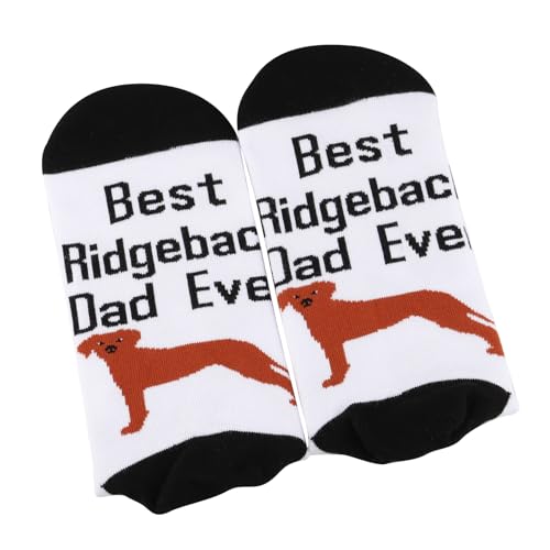 JNIAP Rhodesian Ridgeback Socks Ridgeback Dad Gifts Rhodesian Dog Lover Socks Best Ridgeback Dad Ever Gifts4