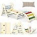 Montessori Indoor Spielset: 7-in-1 Klettergerüst mit Rutsche, Bogen & Matte für Kleinkinder und Kinder (1-3 Jahre)