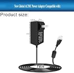 12v 2a Remplacement du cordon d'alimentation de bureau réglable pour un seul moteur, alimentation de bureau permanent 12V,Max 24W