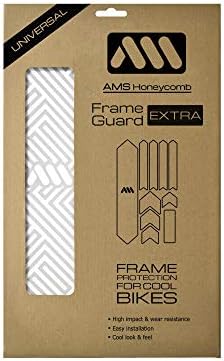 All Mountain Style AMS High Impact Frame Guard Extra Semi-transparent Protects your bike from scratches and dings