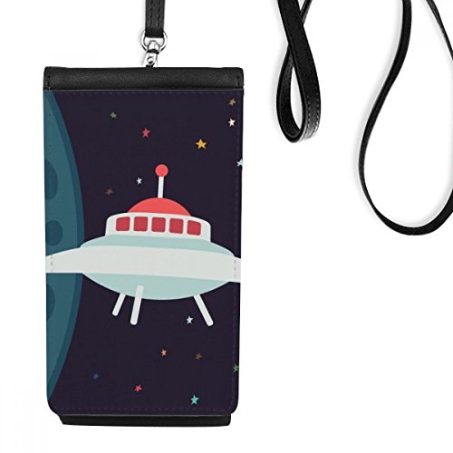 Porte-monnaie univers et alien noir pour garder son téléphone portable en festival