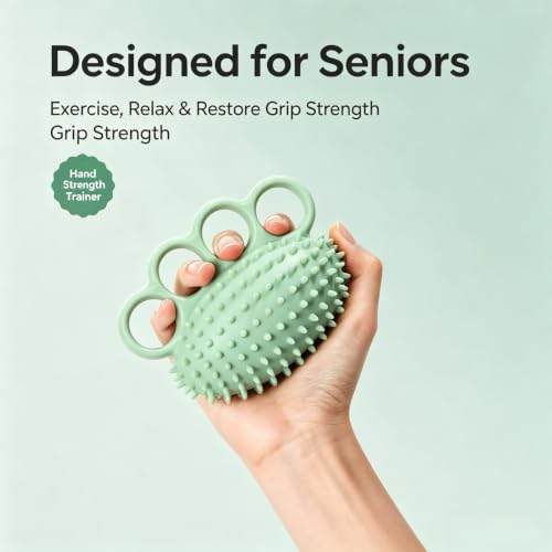Image of Electric Hand Grip Strengthener Finger Exercise Ball, 3 Modes Vibration Therapy Ball with Magnetic Roller, Rechargeable Silicone Hand Squeeze Ball for Stroke Recovery, Arthritis, Carpal Tunnel & Stress Relief (1100mAh, 10Min Auto-Off)