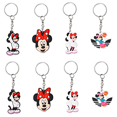 Minnie-Mickey Portachiavi,Accessori Chiave Set,Portachiavi ad...