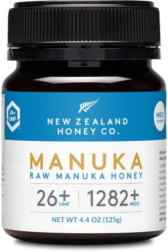 New Zealand Honey Co. Raw Manuka Honey UMF 26+ | MGO 1282+, UMF Certified /4.4oz
