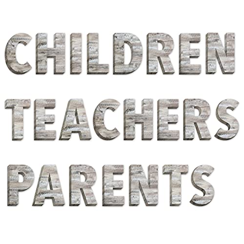 Ctp Rustic Wood Punch-Out Letters For Classroom – Essential Homeschool Supplies – Top Back To School Supplies (8162) #TOP3