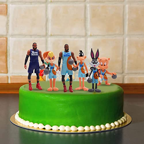 LeBron James Cupcake Toppers Bugs Bunny Realistische Cake Topper thema's voor jongens meisjes thema verjaardagsfeestjes leveringen kinderverjaardagsfeestje - Image 7