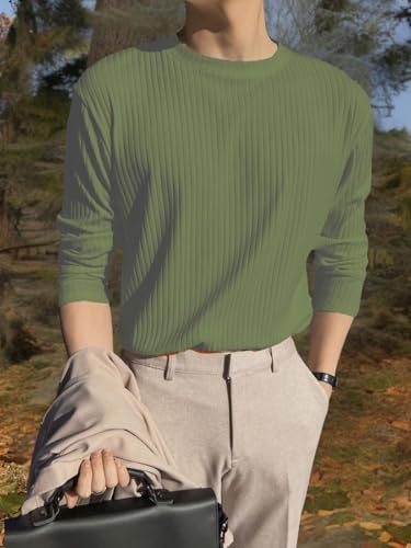 Image of Leriya Fashion Polo T-Shirt for Men - Cotton Full Sleeve Regular Fit Tee | Perfect for Golf, Travel & Outdoor Casual Look
