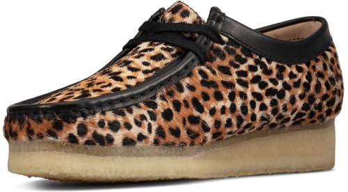 Clarks Wallabee Leopard Print 7 B (M) | Amazon.com.br