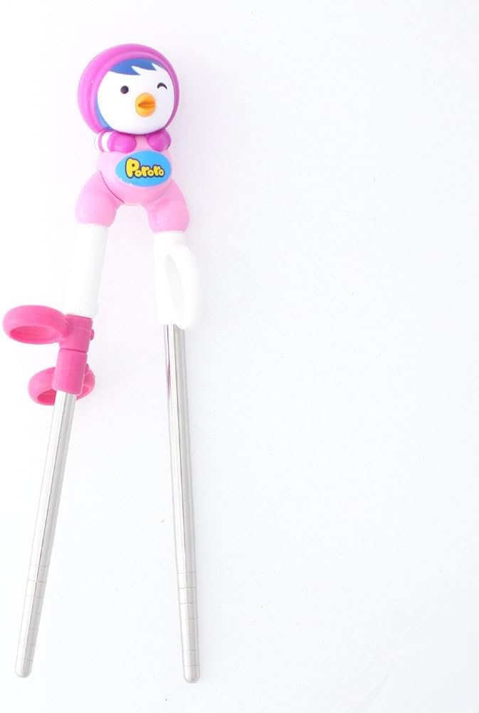 Petty Training Chopsticks for Right-hand Children Kids Stainless Steel, Edison Friends Chopsticks, Made in Korea