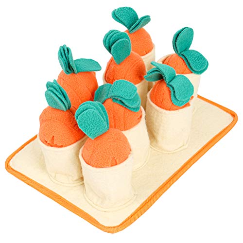 TEHAUX 1 peça Cachorro de estimação mordendo cachorro de brinquedo puxando cenoura Brinquedo interat