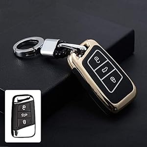 ontto Autosleutelhoes SleutelCover voor Volkswagen VW Magotan Passat B8 CC Teramont Skoda A7 Kodiaq Sleutelhoesje Zink…