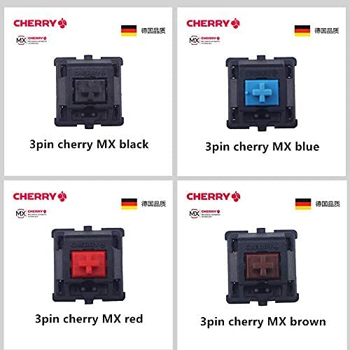 Genuine German Cherry MX Switch 3-pin Mechanical Keyboard Speed
