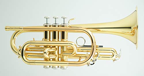 CarolBrass Bb Cornet CCR-105, Beginner Long Bell Cornet, American Styled Bell, Amazon Exclusive - Thumbnail 5