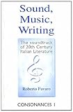 consonance opera reference cd 2.2  Sound, Music, Writing: The Soundtrack of 20th Century Italian Literature: The Soundtraack of 20th Century Italian Literature (Consonances)