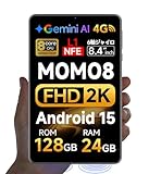 【無料専用ケース】Android15 タブレット8インチ simフリー/wi-fiモデル 24GB+128GB+1TB拡張 SVITOO MOMO8 アンドロイド15 8コア IPS-Incell 2K FHD 4GLTE GeminiAI 90Hz 6軸ジャイロ GPS機能 顔認識 通話可能 高性能 5000mAh 小型 軽量 電子書籍 保護フィルム貼付済 一年保証 日本語対応