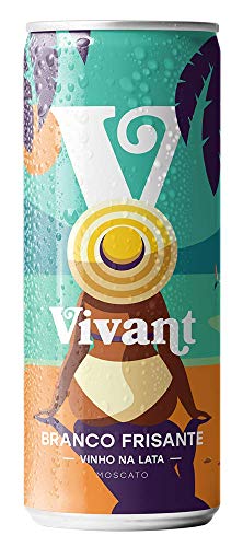 Vinho Frisante Moscato em Lata Vivant Wines, 269ml