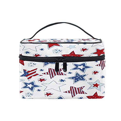 Preisvergleich Produktbild Tragbare Kosmetiktasche Geometrische Galaxy Star Travel Kosmetische Kulturbeutel Make-up Tasche für Frauen Damen Mädchen