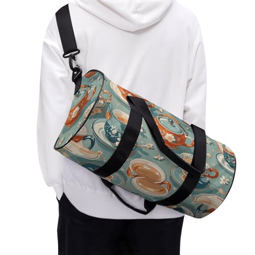 Sac de sport format cabine avec compartiment à chaussures imprimé aigle