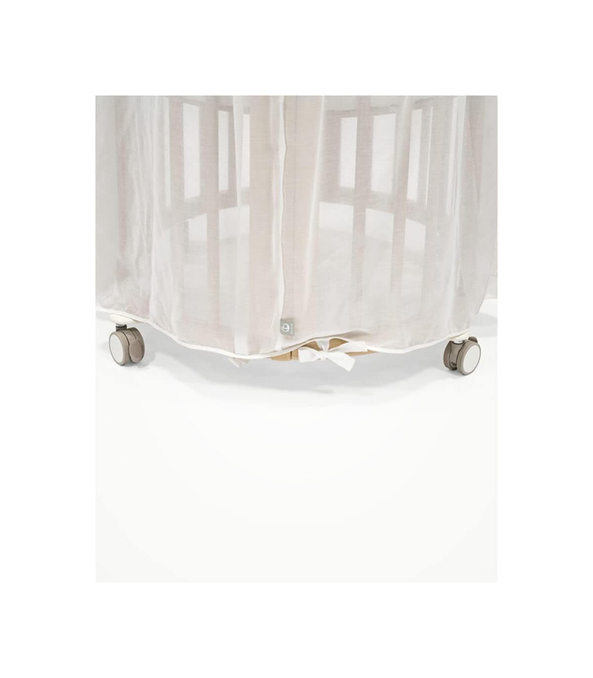 Stokke Sleepi Himmel V3, White - Schaffe eine gemütliche, ruhige Umgebung für Babys - Einfach zu montieren - Leichter Stoff - Kompatibel mit Sleepi Mini & Bett