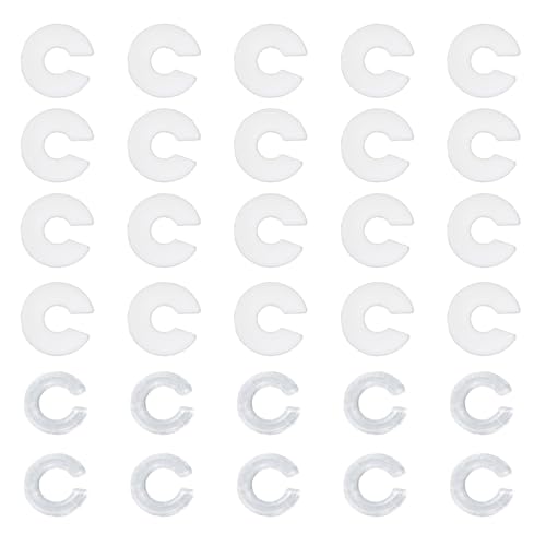 30 Pcs Shoes Charm Fasteners, Secure Your Creative and Cute Shoes Charms Made for Jibbitz Fasteners - Compatible with Jibbitz al