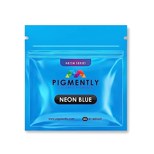 Ultra Clear Epoxy Pigment Powder | Neon Series Resin Mica Powder for Art, Craft, Jewelry & Candle Making - Blue(5g)