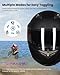 ILM Bluetooth Integrated Modular Flip up Full Face Motorcycle Helmet Sun Shield Mp3 Intercom Model 953PRO (XXL, Matte Black)