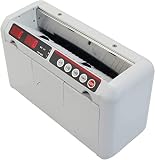 MTCDBD Geldzählmaschine Tragbarer Geldzähler mit wiederaufladbarer Batterie Mini-Rechnungszähler Tragbare Bargeldzählmaschine