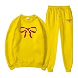 QJDFLL leggings damen baumwolle pullover strickjacken für winter lang schwarz röcke weit hosen baggy sport jogginghose herren jeanshosen 32/32 outdoor sportsocken sweatshirts(Gelb,3XL)