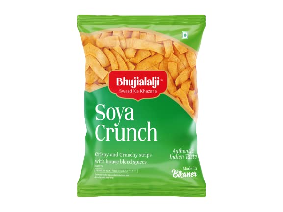 Image of Bhujialalji Chiwda mix (Combo pack of 5) 750g | Mumbaiya bhel | Soya crunch | Punjabi tadka | Soya stick | Rajasthani Namkeen | indian Spices | Indian Tea Time Fresh & Mixture | Ready to eat.