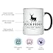 YouNique Designs Buck Fiden Coffee Mug, 11 Oz, Republican Gifts For Men, Political Gifts for Republicans, Anti Biden Gag Gifts, Conservative Gifts for Men, Gifts for Political Junkies (Black Handle)