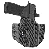 Tulster OWB Contour Kydex Holster in Right Hand fits: Sig Sauer P365 Fuse | Optic Compatible Outside The Waistband Concealed Carry