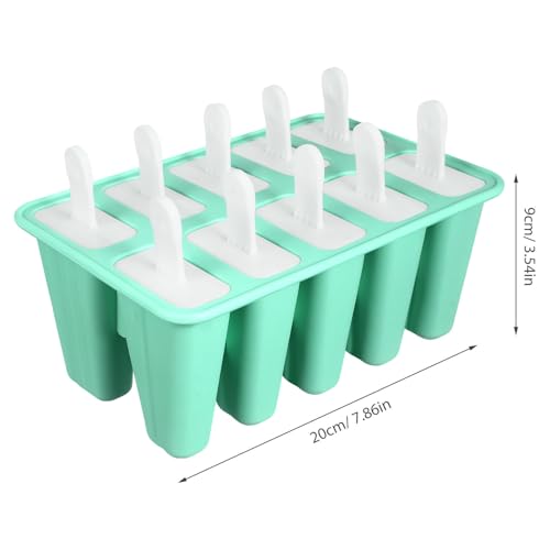 Molde para helados caseros de diez rejillas que evita olores 3