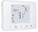 Cronotermostato digitale wi-fi da parete o per cassetta 503 alexa google ios android crono termostato programmabile per caldaia a gas 220v Bianco