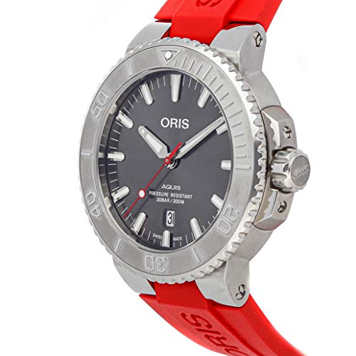 Oris Aquis Mechanical (Automatic) Grey Dial Mens Watch 01 733 7730 4153-07 4 24 66Eb (Certified Pre-Owned) #TOP1