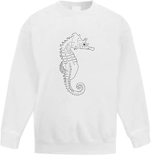 Azeeda 'Seahorse' Kid's Sweatshirt/Jumper (14-15 Years) (KW00056826)