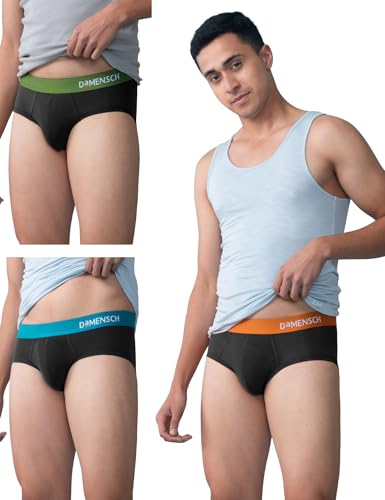Image of DAMENSCH Men's Regular Fit Solid Brief